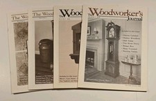 Vintage The Woodworker's Journal Vol. 8 1984  2, 3, 4, 5 - Lot of 4