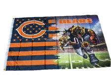 Chicago Bears Flag Banner NFL Football