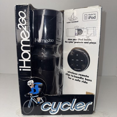 New In Box Ihome 2go Cycler IH85 For Ipod Wireless Speaker,Remote W/ Charge