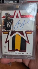 JuJu Smith-Schuster 2024 Flawless Star Swatch Signatures Patch Auto Silver /10