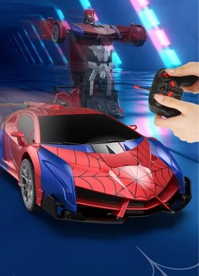 Ferngesteuertes Auto Spielzeug, Spider Car & Roboter 2 in 1 Transform 360 Rotation RC