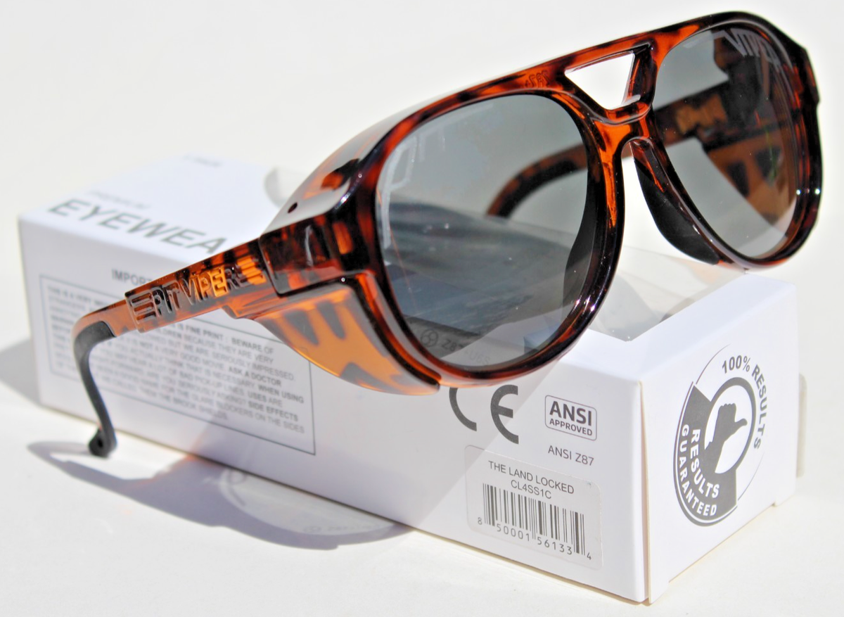 PIT VIPER The Land Locked Exciters Sunglasses/Safety Glasses ANSI