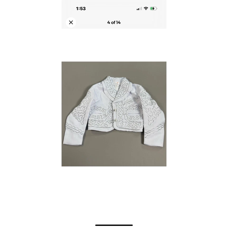 Mexican Mariachi Charro 3-Piece Suit Outfit Mayo Fiesta Dance  Youth Sz H35 - Image 3 of 4