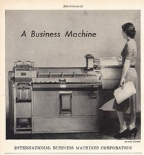 1941 IBM: A Business Machine Vintage Print Ad