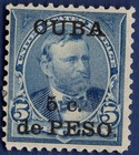 1898 USA Occupation stamp w/ special printing in dark blue, Ulysses Grant SC 281 — photo 1