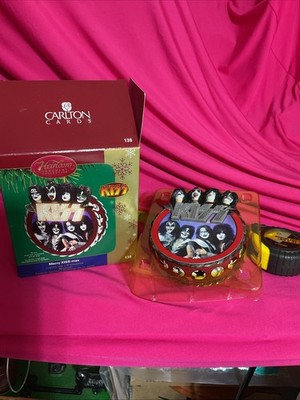 Carlton Cards KISS Heirloom Collection Merry KISS-mas Light Up Musical - NOS