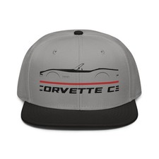 For Corvette C3 Convertible 1968-1972 Fans Snapback Hat Birthday Gift Racing Cap