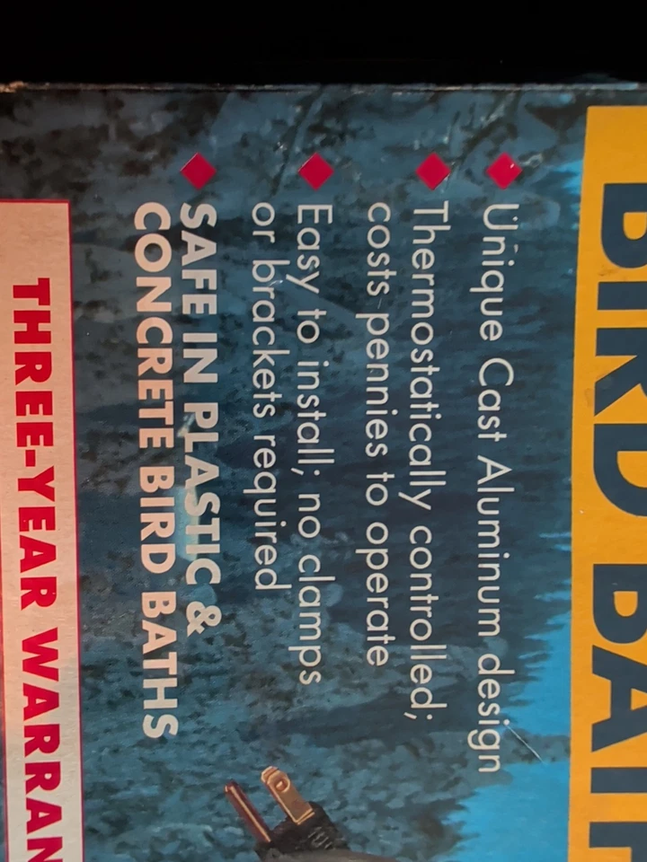Espremedor de banho elétrico submersível para pássaros C-50 150 Watts - Imagem 2 de 4