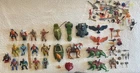 Vintage Lot Of He-Man Figures MOTU 80s and accessories parts weapons lot