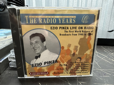 The Radio Years  Ezio Pinza live on Radio 1940-1944 Ezio Pinza (CD) Sealed New