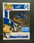 Funko Pop MLB Freddie Freeman Blue shirt  Hollywood exclusive #127 + Protector