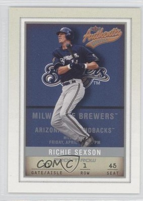 2002 Fleer Authentix Front Row 131/150 Richie Sexson #37 9hx