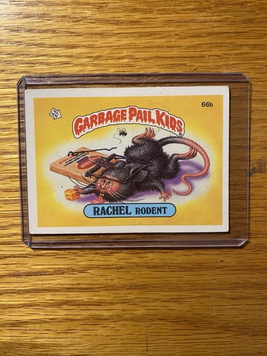1985 Garbage Pail Kids GPK 66b Rachel Nager Glossy