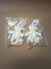 1999 Pillsbury Dough Boy Mini Bean Bag Doll Lot (2) BRAND NEW