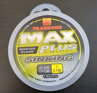 150m fishing line Trabucco Max Plus sinking 0.180mm 3.2kg line fishing line Tamil