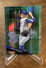 2015 Bowman's Best Top Prospects Green Refractor /99 Ashe Russell #TP-27 Royals