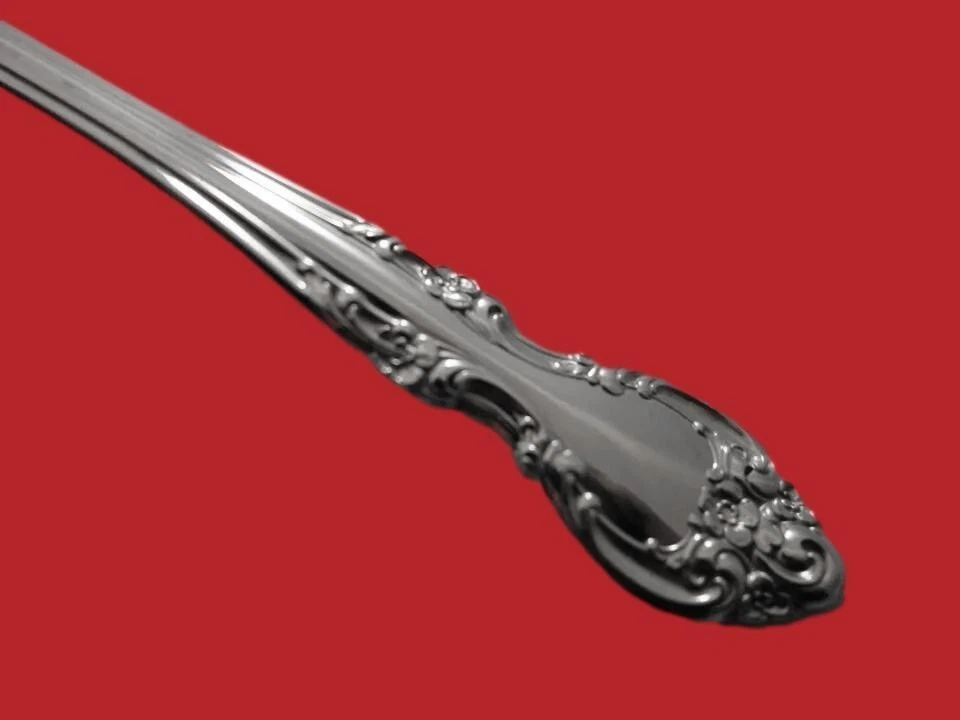 Juego de tenedores de ensalada Melrose by Gorham de plata de ley 12 piezas 6 7/8" Foto 2 de 3