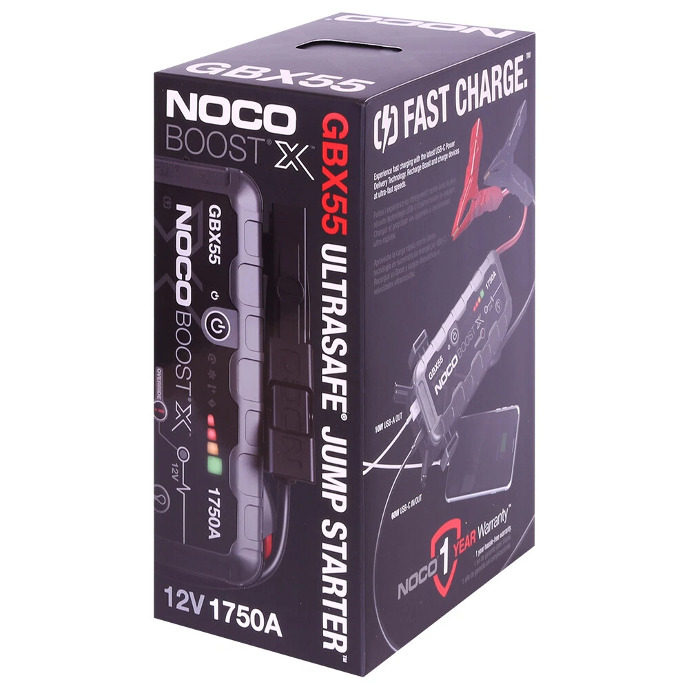 NOCO GBX55 Boost x 12V 1750A Jump Starter