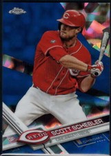 Scott Schebler 2017 Topps Chrome Sapphire Edition #310 /250 Reds 