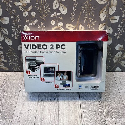 ION Video 2 PC VHS VCR to Computer USB Video Conversion System Transfer ...