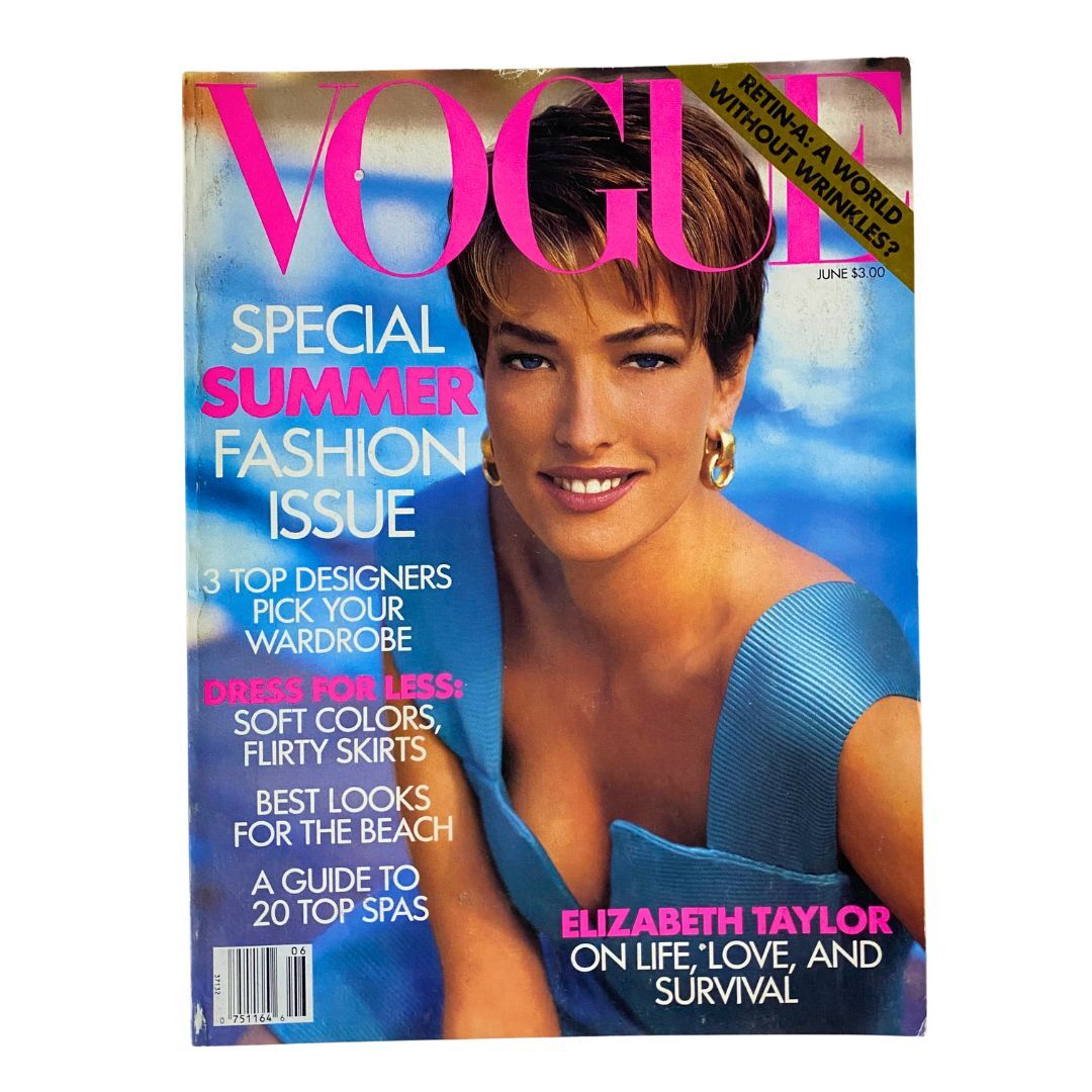 Vogue Magazine June 1991 Tatjana Patitz by Walter Chin No Label | eBay