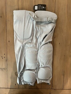 Champro Youth Medium Terminator 2 Integrated Dazzle Football Pants /w Pads Gray