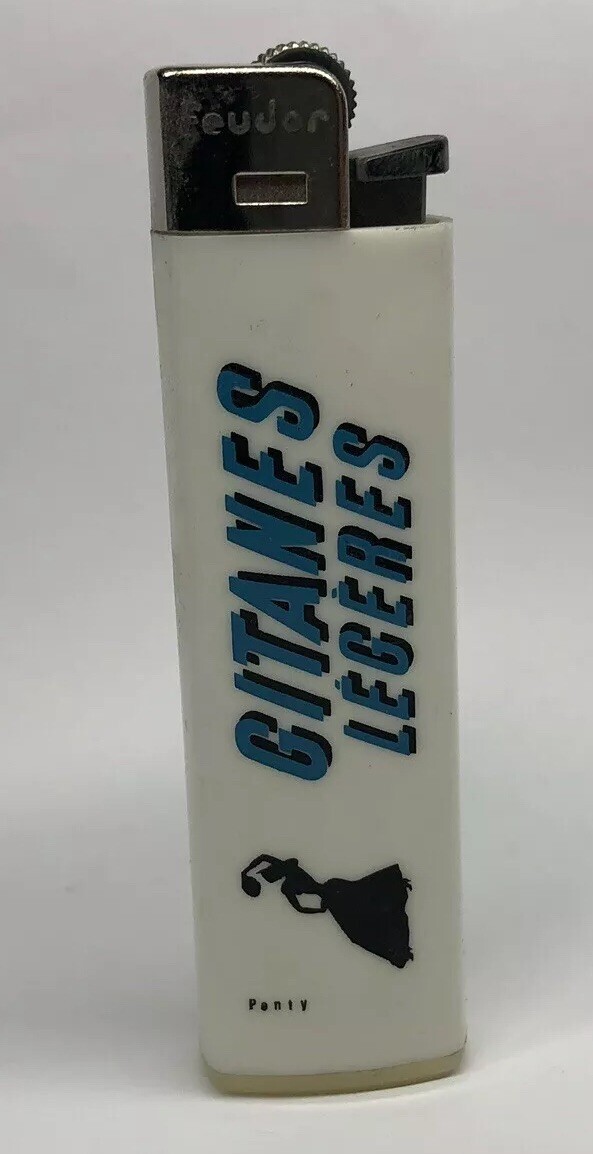 gitanes cigarettes amazon Vintage Commercial Light BLONDES GITANES Cigarettes Lighter
