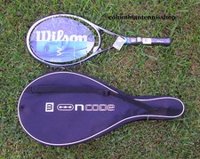 New Wilson Ncode W 6 Blue Steel W6 n code racquet case unstrung 1/4 3/8 1/2