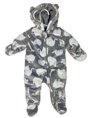 Jumpsuit Carters Baby Winter Suit Carters Simple Joys Gray Baby