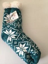 Alexa Rose Womens Slipper Socks Booties with Thick Fleece Lining
