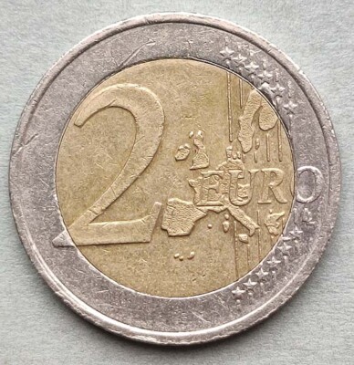 Pièce De 2 Euros Autriche 2002 Avec Erreur De Frappe - Rare, Occasion, Collection Numismatique