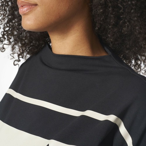 Adidas Originals Contrast Stripes Black Long Maxi Dress Size UK10, US S New 674 - Picture 7 of 12