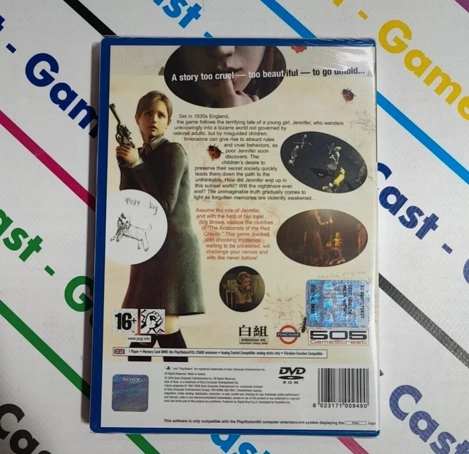 RULE OF ROSE ps2 PAL-UK ENGLISH new sealed 505 games quality control - Bild 2 von 4