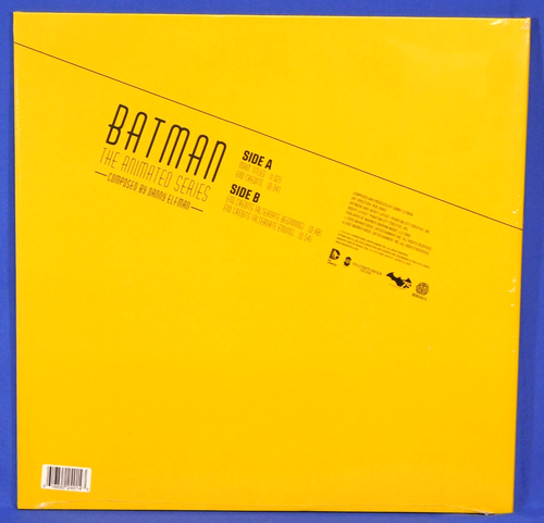 MONDO BATMAN THE ANIMATED SERIES DIE-CUT BAT-SHAPED VINYL RECORD 2014 ELFMAN - Picture 2 of 7