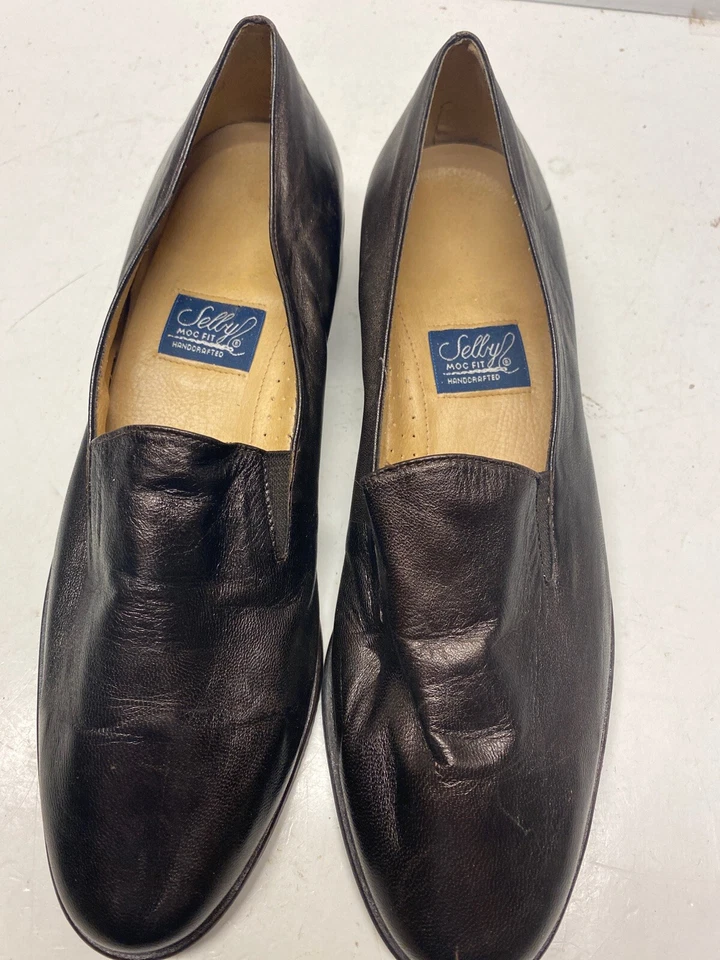 SELBY Whysper ActiveFlex Brown loafers Leather Low Heels Shoes womens 10 B - Image 3 of 4