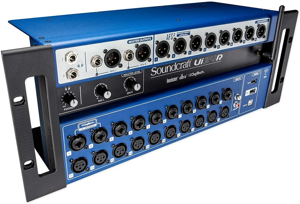 Mezclador digital Soundcraft Ui24R 24 canales con control remoto Foto 3 de 4