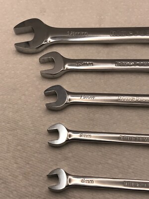 Blue Power Piece Ratcheting Combination Wrench Set 18mm 13mm