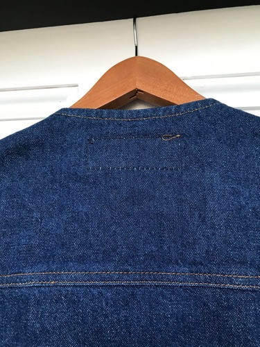 Vintage Wrangler Trucker Vest Mens Size XXL Blue Denim Jean Sleeveless Cowboy - Picture 7 of 7