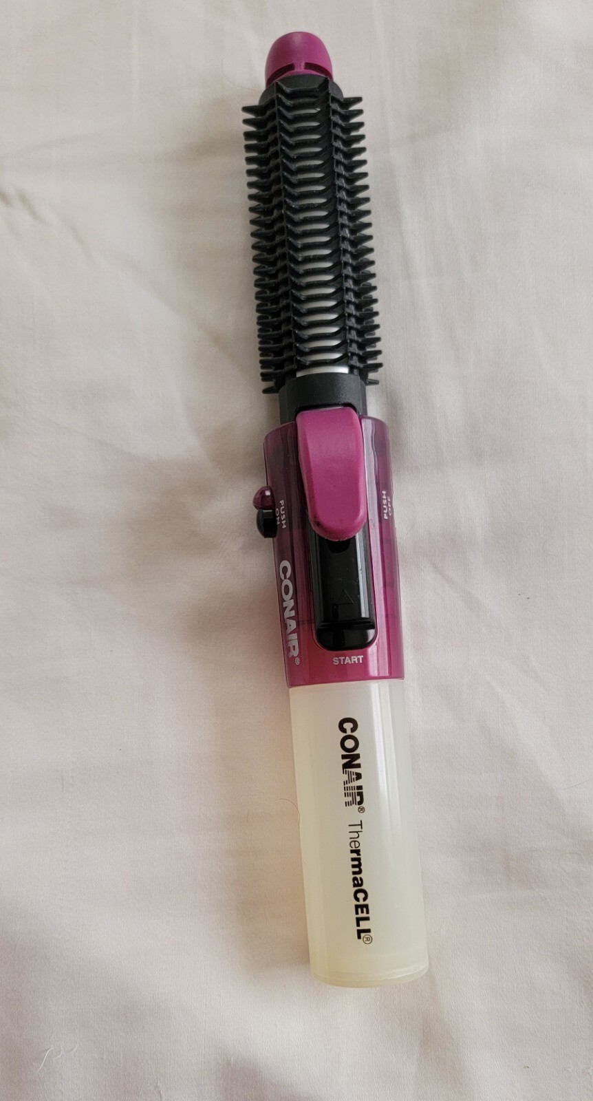 Conair Travel Cordless Curling Iron Brush ThermaCell 5/8”+ 4 Extra