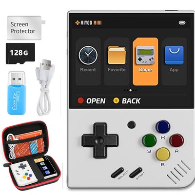 Miyoo mini plus PS1 128GB Handheld Spielkonsole 20000+ Spiele 3,5'' Game Consoles