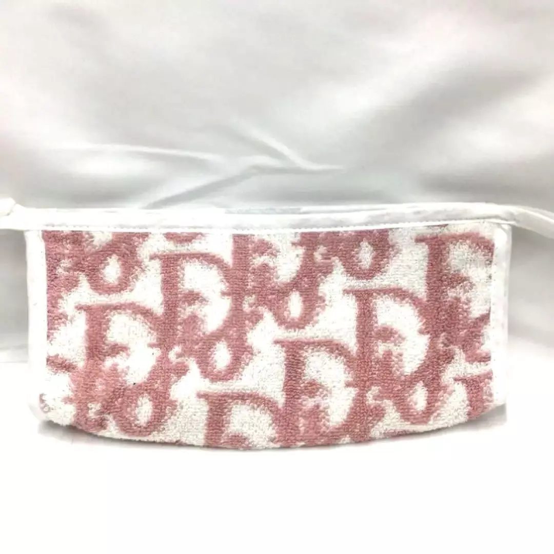 Pochette Dior Girly Trotter Pile 10x24cm rose état lavable