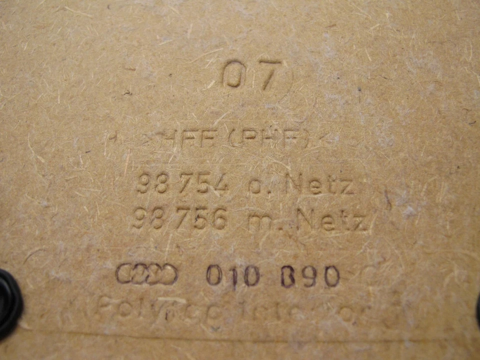 02-09 AUDI B7 A4 S4 RS4 CONVERTIBLE FRONT RIGHT OR LEFT BACK SEAT COVER OEM 032R - Image 3 of 4