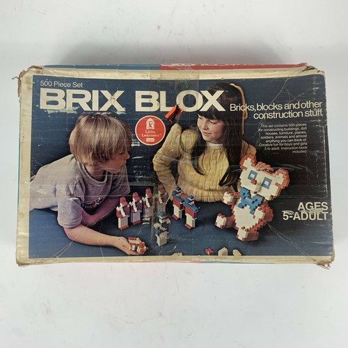 Vintage Brix Blox Building Blocks Little Learners by Sears In Original