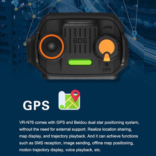 VR-N76 Walkie Talkie z GPS IP67 Wodoodporna funkcja Bluetooth APRS Radio UV - Zdjęcie 3 z 10