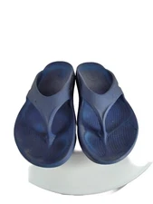 Oofos Unisex Sandals Lightweight Blue Flip Flop Size Men 6 Women 8 EU 39