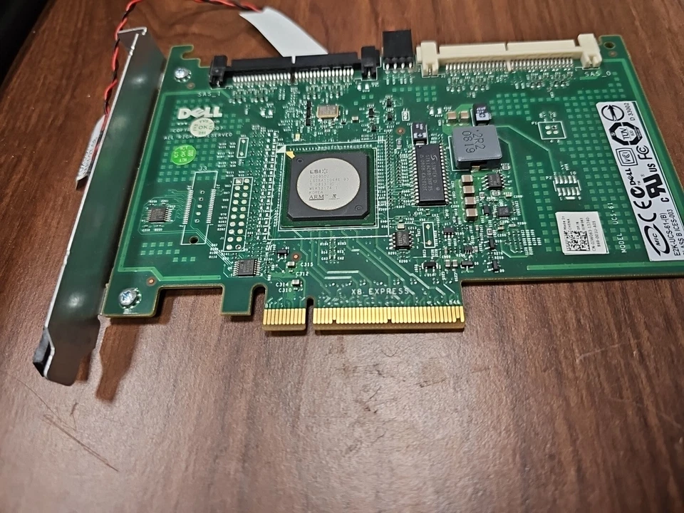 DELL POWEREDGE E2K-UCS-61-B JW063 SAS PCI-E RAID CONTROLLER CARD PERC 6/iR - Image 2 of 4