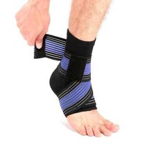 Image of Adjustable Ankle Support Brace Medical Pain Relief and Sports Injury Protection