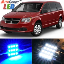 8 x Premium Blue LED Lights Interior Package for Dodge Grand Caravan 08-19 +Tool