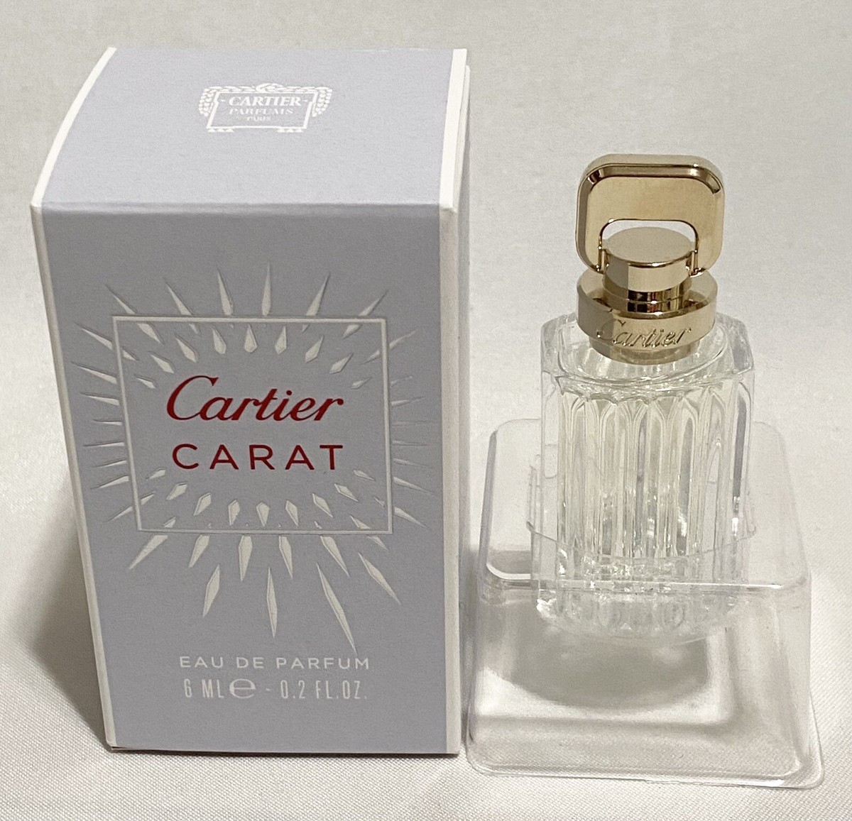 Cartier Carat Eau de Parfum Mini Travel Splash Bottle oz 6ml