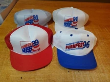 Farmfest 1989 91 96 Minnesota MN Snapback Hats Mesh Lot of Farm hats